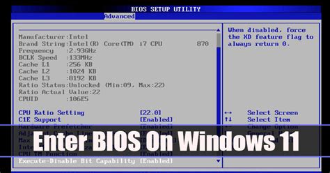 How to Enter the BIOS on Your Windows 11 PC .